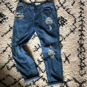 Free People Boyfriend Jean